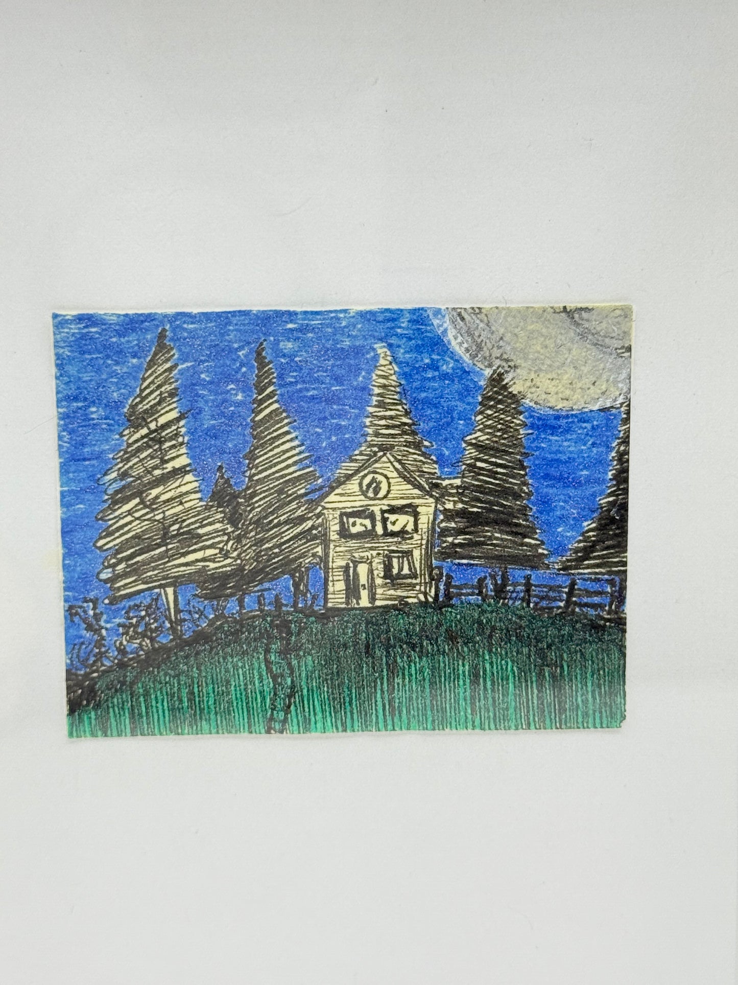 Moonlit Cabin